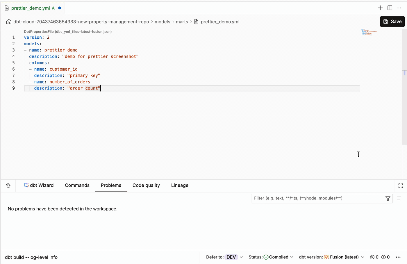 Format YAML, Markdown, and JSON files using Prettier. Format YAML, Markdown, and JSON files using Prettier.